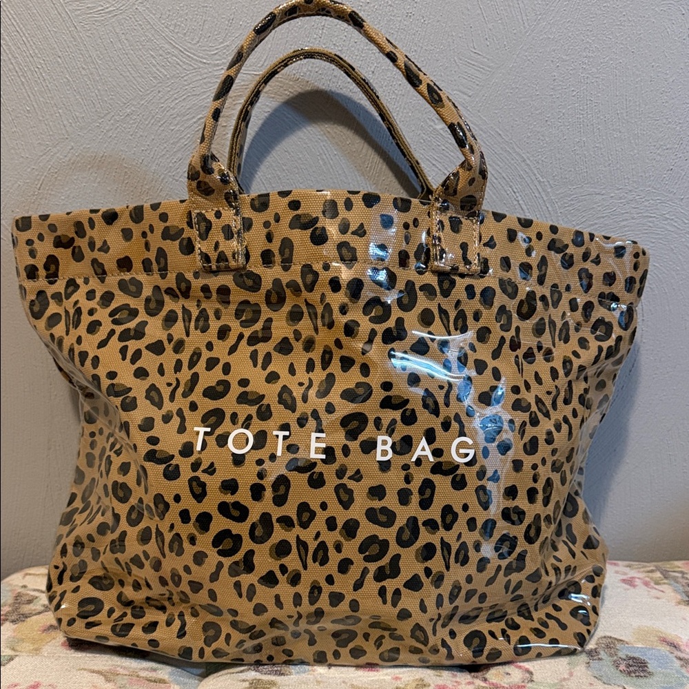 Leopard Print Tote Bag